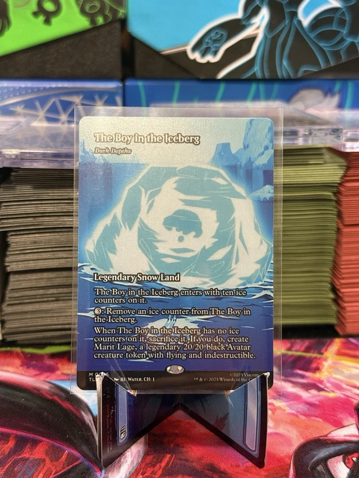 The Boy in the Iceberg - Dark Depths (Borderless) Avatar: The Last Airbender MTG - Image 1 of 4