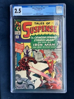 TALES OF SUSPENSE #52 (1964) CGC 2.5 1ST APPEARANCE OF BLACK WIDOW!!! - Image 1 of 4