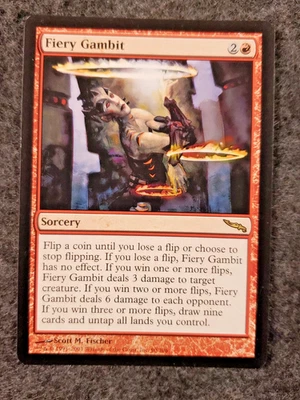 Fiery Gambit [Mirrodin] M/NM MTG Magic (DS3D1L5) - Image 1 of 4