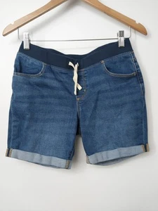 Wonder Nation Girls Denim Jean Shorts Knit Waistband sizes XXL 18 - Picture 1 of 8
