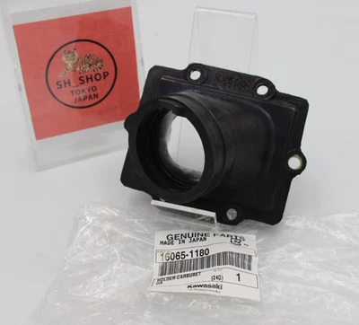 SOPORTE CARBURADOR KAWASAKI genuino 16065-1180 apto 1989-2004 KX 500 KX500 Foto 1 de 4