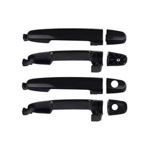 Rear+Front Gloss Black Outer Door Handles For Toyota Camry 02-06 69211-AA020 - Picture 1 of 10