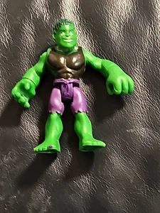 MARVEL HULK 2.75" SUPER HERO SQUAD ADVENTURES FIGURE - PLAYSKOOL IMAGINEXT - Picture 1 of 10