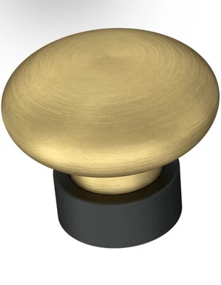 Brainerd ~ современный повседневный двойной тон ~ плоский черный и матовый латунный переключатель лот из 10 - Изображение 1 из 4