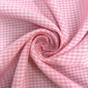 Keira PINK Mini Kariert Polyester Popeline Stoff Meterware - 10048 - Bild 1 von 3