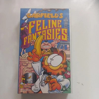 Garfields Feline Fantasies (1991)  VHS Tape  PAL  Good Condition Tested - Image 1 of 4