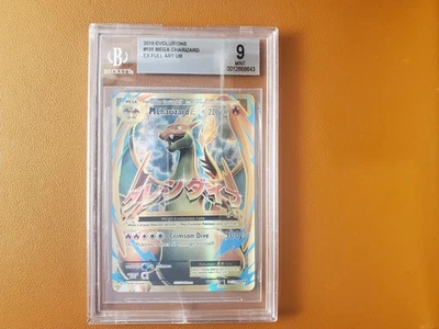 M Charizard EX Full Art #101/108 BGS 9 Mint Pokemon XY Evolutions Holo 2016 Mega - Image 1 of 4