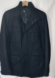 Men’s Michael Kors Wool Jacket - Black - Small - Picture 1 of 4