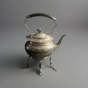 Antique 1850-1890 Silver Plated Tea Kettle Tea  Pot - Picture 1 of 4