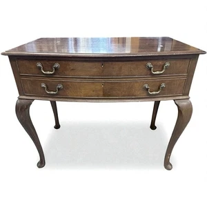 Antique bow fronted hall console table side table  - Picture 1 of 2