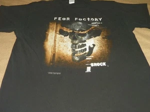 Camiseta vintage 1999 Fear Factory Shock to the System gira de conciertos XL - Imagen 1 de 6