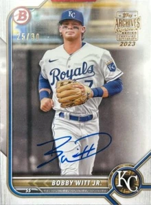 2023 Topps Archives Signature Series Active Player Edition Bobby Witt Jr. 25/30 - Picture 1 of 1