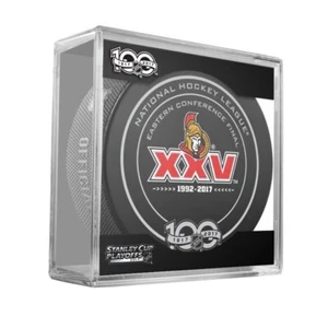 2017 Ottawa Senators XXV Eastern Conference Final Playoffs Official Game Puck - Bild 1 von 2