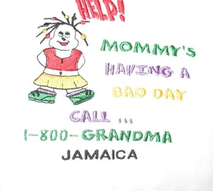 TUFF TEEES - 6/8 -  SHORT SLEEVE NOVELTY T SHIRT "HELP! MOMMY IS HAVING A....... - Picture 1 of 2