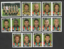8 FIGURE STICKERS FOOTBALLERS PANINI 2004-05 COMPLETE TEAM TERNANA