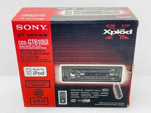 New Open Box Sony CDX-GT610UI FM/AM COMPACT DISC PLAYER 52Wx4, 100dB+, 24bit DAC - Picture 1 of 7
