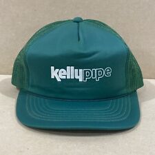 Vintage Kelly Pipe Green Mesh Snapback Trucker Hat