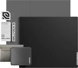 Tapis de souris gaming en verre | Tapis de souris professionnel | Noir | Surface spéciale wi - Photo 1/7