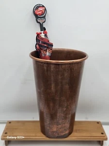 Vtg Mid-Century Heavy Solid Copper Umbrella/Walking Stick Stand 33+ Ounces - Picture 1 of 6