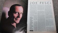 Vintage PLAYBOY Magazine 20 Questioons with  JOE PESCI from December 1991