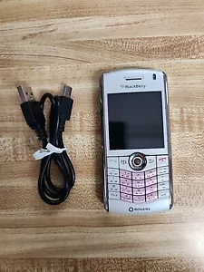 Blackberry Pearl 8120 Rogers Turns On Cel Phone Pink - Photo 1 sur 9