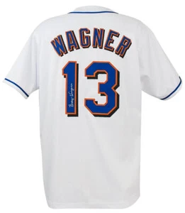 Billy Wagner (NY METS) Signed White Custom Baseball Jersey (SCHWARTZ SPORTS COA) - Picture 1 of 3