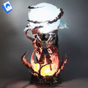 Action Figure Dragon Ball Z Goku Spirit Bomb 25cm STATUA DA COLLEZIONE Anime - Bild 1 von 16