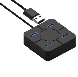 Multiport HUB USB Docking Station Adapter Splitter With Micro Power Supply Port - Picture 1 of 5