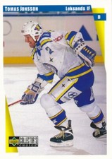 1997-98 Swedish Upper Deck #101 TOMAS JONSSON - Leksands IF Stars