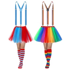 Short Skirt Soft Tulle Girls Christmas Halloween Cosplay Costumes Mesh Skirt - Picture 1 of 10