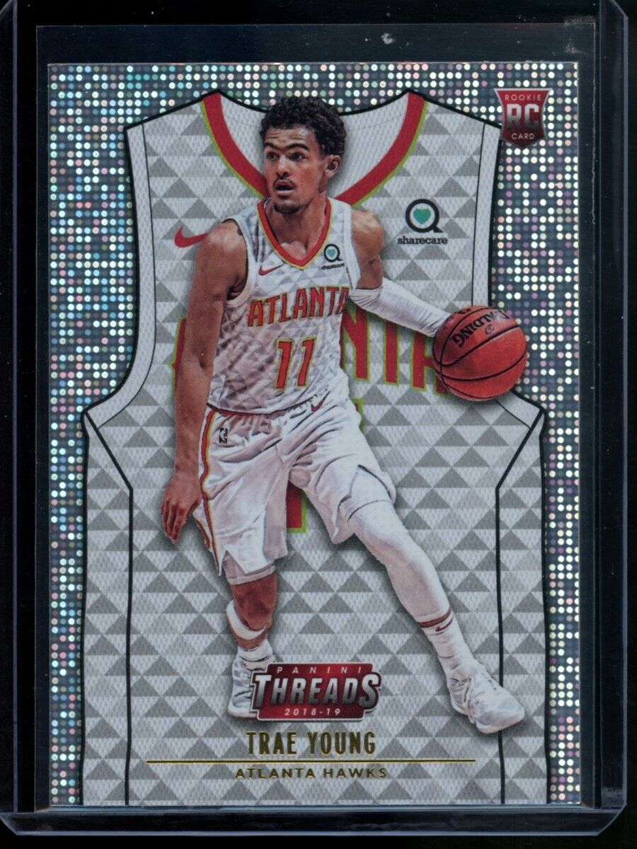 TRAE YOUNG 2018-19 Panini Threads - Rookies Association Dazzle #103 (RC) INVEST