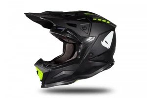 CASCO UFO MOTOCROSS ECHUS NERO OPACO/GIALLO FLUO - Foto 1 di 7