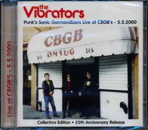 The Vibrators Punk's Sonic Gormandizers Live At CBGB's 5.5.2000 CD *SEALED* - Bild 1 von 2