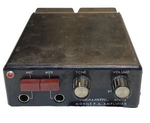Amplificatore 12vdc modello realistico MPA-10 STATO SOLIDO con microfono. Si accende - Foto 1 di 8