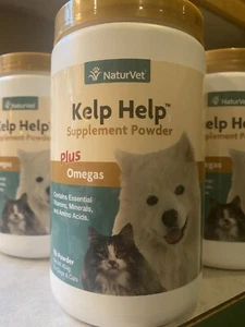 Omega-Enhanced Kelp Help Powder for Dogs & Cats Skin & Coat Support 1lb BB 11-21 - Picture 1 of 10