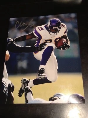 Chester Taylor automático 8x10 Minnesota Vikings certificado de autenticidad y holo 100 % auténtico LIQUIDACIÓN Foto 1 de 2