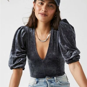 Free People Don't You Wish Body Grau Größe M Neu mit Etikett - Bild 1 von 8