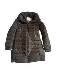 MONCLER ELIXIR Daunenpuffer Kapuzenjacke Gr. 1 oliv Army grün - Bild 1 von 16