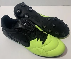 Nike Premier 3 Firm Ground Soccer Cleats AT5889-009 Mens Size 8 Black Volt - Picture 1 of 18