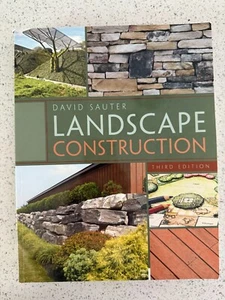 Landscape Construction by David Sauter  Third Edition GOOD - Bild 1 von 3
