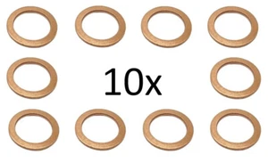 10 x anello di tenuta in rame guarnizione anello in rame 12 x 18 x 1,5 mm DIN 7603 forma A - Foto 1 di 1