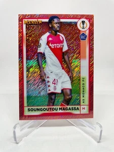 2022-23 Merlín Cromo UEFA #19 Soungoutou Magassa RC Oro Rosa Refractor/299 - Imagen 1 de 2