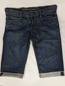 CITIZENS OF HUMANITY JEROME DAHAN JEANS DONNA CON POLSINI CAPRI TG 30 PERFETTO! - Foto 1 di 6