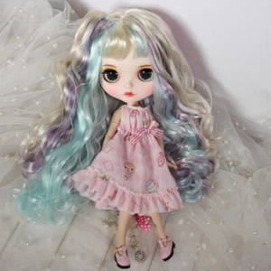 Muñeca Articular Blythe Dudu Boca Pelo Largo Colorido de Fábrica Cuerpo Articular 12" - Imagen 1 de 1