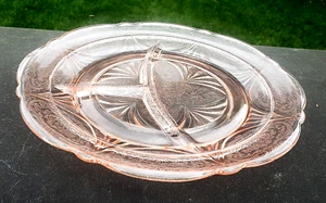 Pink Royal Lace 9 7/8" Grill Plate - Picture 1 of 3