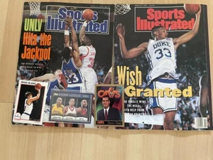 Sports Ill 8. April 1991 Duke + 4.9.90 SI + 3 Trading Cards - Bild 1 von 6