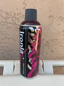 Ironlak Limited Edition Artist Series Sirm’s Black Red Spray Paint Can Graffiti - Picture 1 of 6