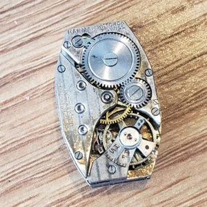 Harman Pinstripe Vintage Wrist Watch Swiss 7 Jewel Watchmaker Part WP2 - Picture 1 of 15