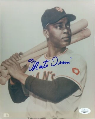 Monte Irvin New York Giants Signed 8x10 Glossy Photo JSA Authenticated - Image 1 of 2
