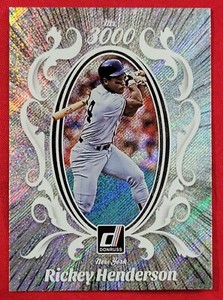 2023 Donruss RICKEY HENDERSON Mr. 3000 #M3K-1 Rapture Yankees